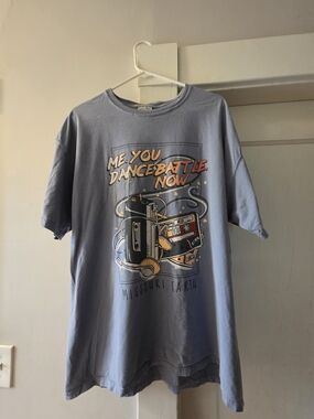 Guardians Of The Galaxy Graphic Tee Me. You. Dance Battle Now. in Dusty Blue